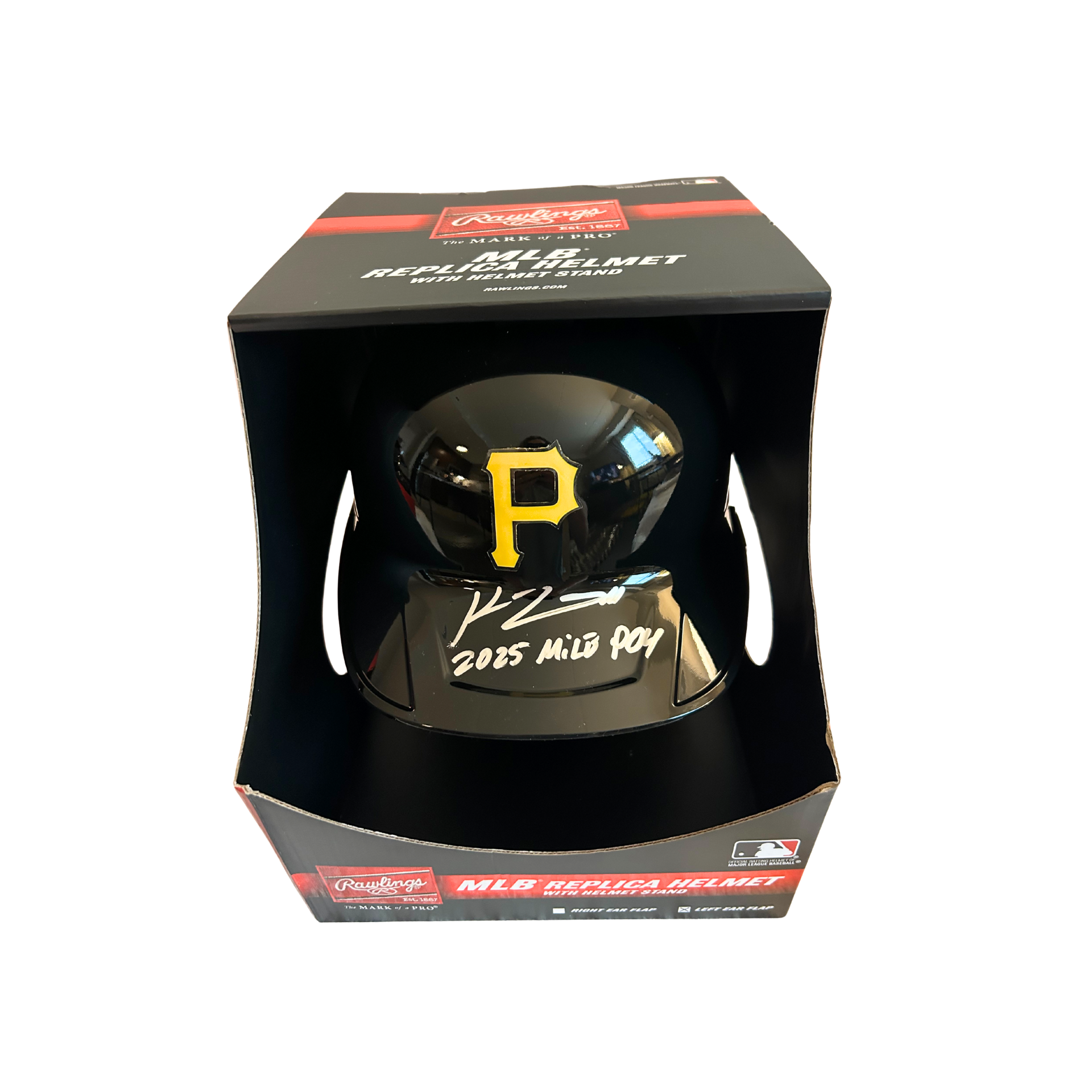 Konnor Griffin Autographed "2025 MiLB POY" Pittsburgh Pirates Batting Helmet