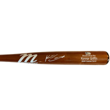 Konnor Griffin Autographed Game Model Brown Marucci Bat