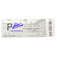 Konnor Griffin Autographed "MLB Debut" MLB Debut Ticket Stub (PRESALE)