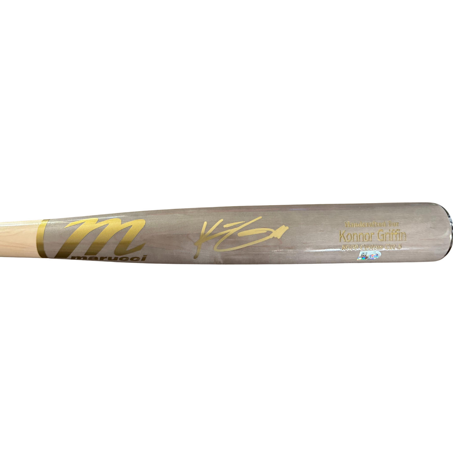 Konnor Griffin Autographed Gray Game Model Bat (PRESALE)