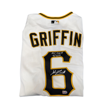 Konnor Griffin Autographed "MLB Debut 4/3/26" Pittsburgh Pirates White Authentic Jersey
