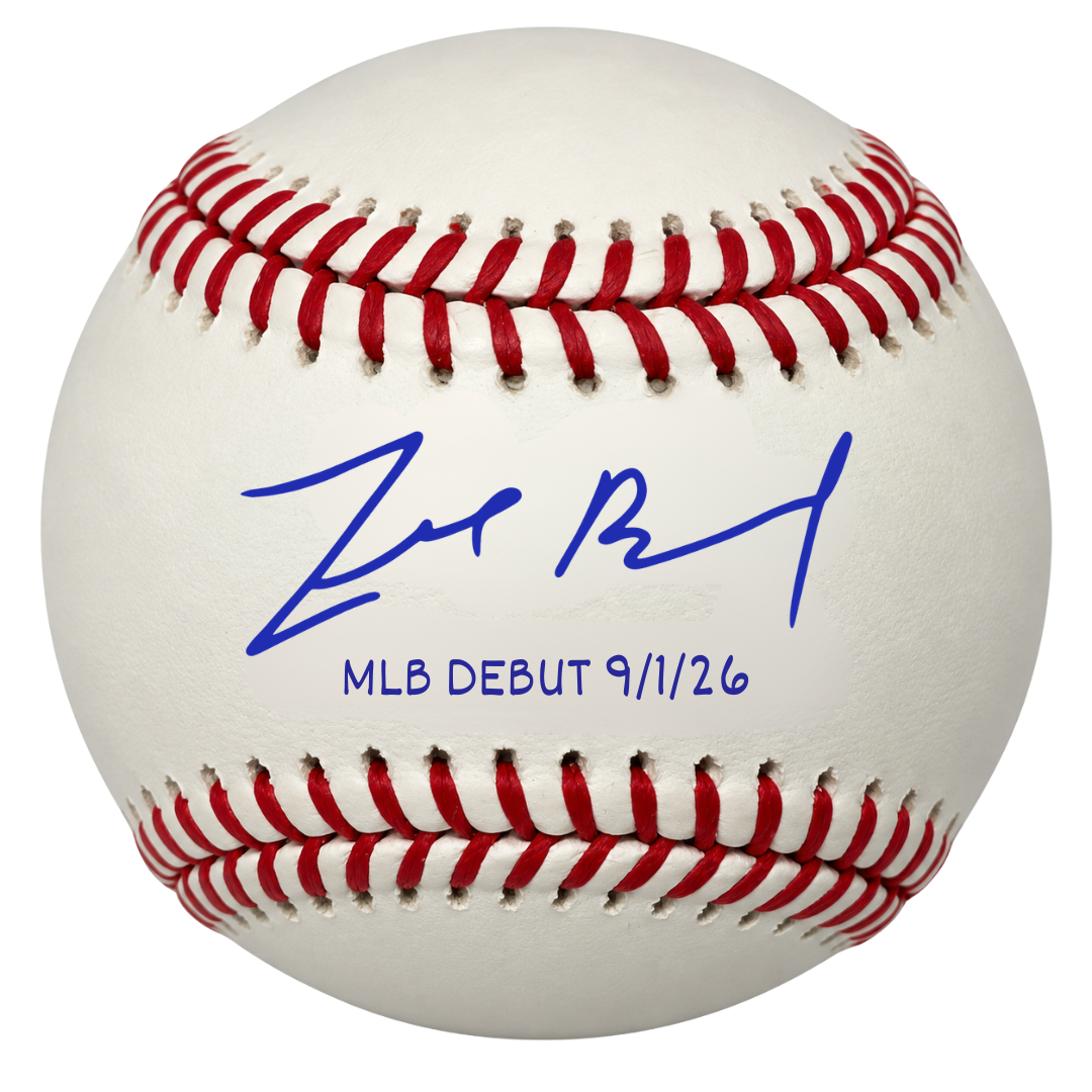 Leo Bernal Autographed "MLB Debut 9/1/26" Baseball