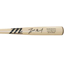 Leo Bernal Autographed Blonde Game Model Bat