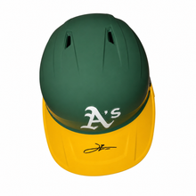 Leo De Vries Autographed Athletics Batting Helmet