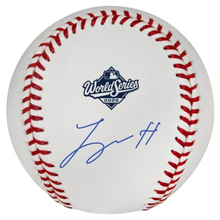 Logan Henderson Milwaukee Brewers Autographed 2026 World Series Logo Baseball
