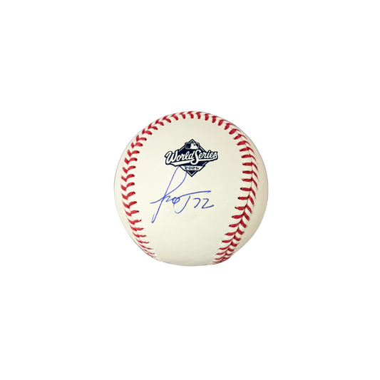 Miguel Rojas Autographed 2025 World Series Logo Baseball (PRESALE)
