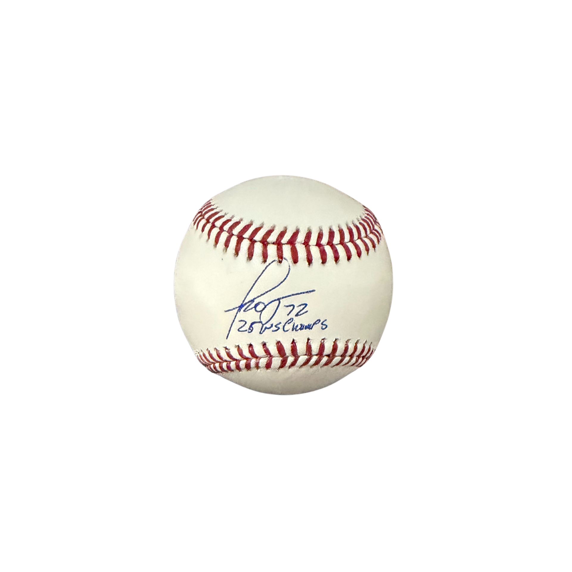 Miguel Rojas Autographed "25 WS CHAMPS" Baseball