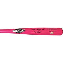 Mike Trout Autographed "Happy Mother's Day!" Game Model Pink Mother's Day Bat