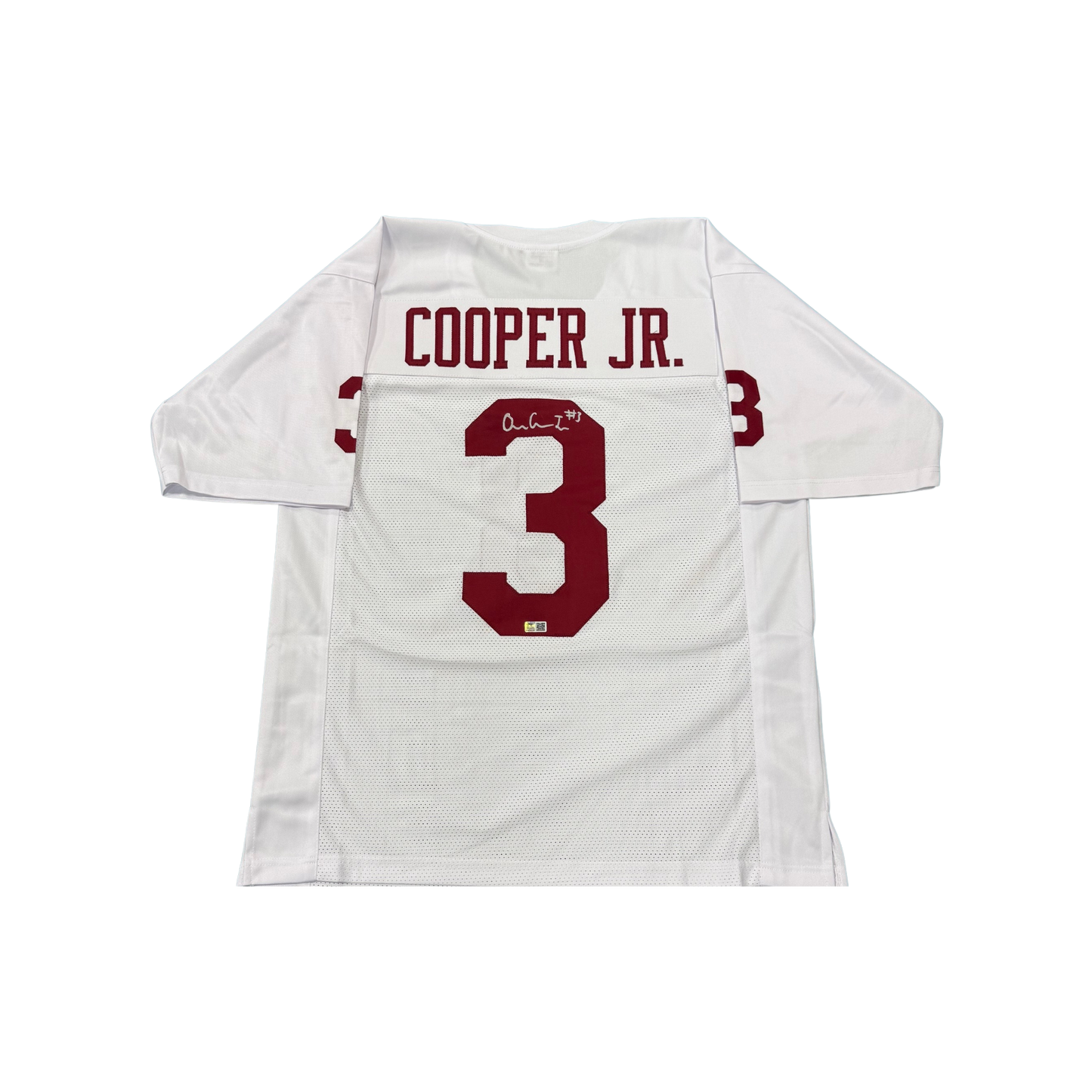 Omar Cooper Jr. Autographed White Custom Jersey