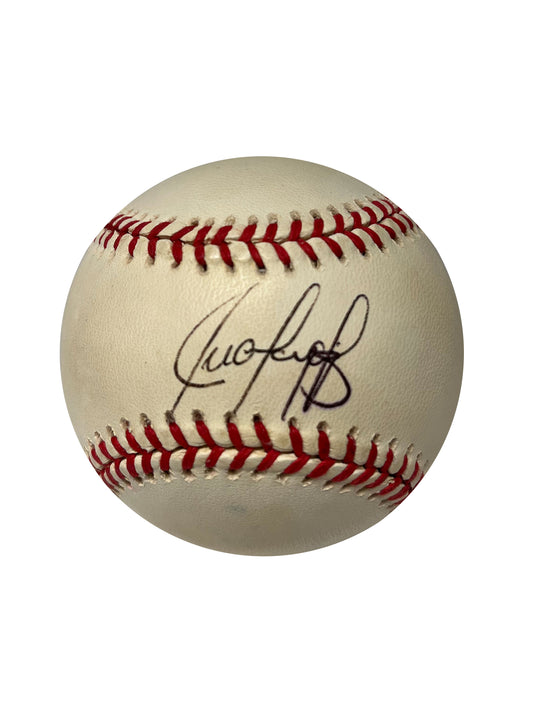 Juan Rodriguez Autographed Baseball - Player's Closet Project