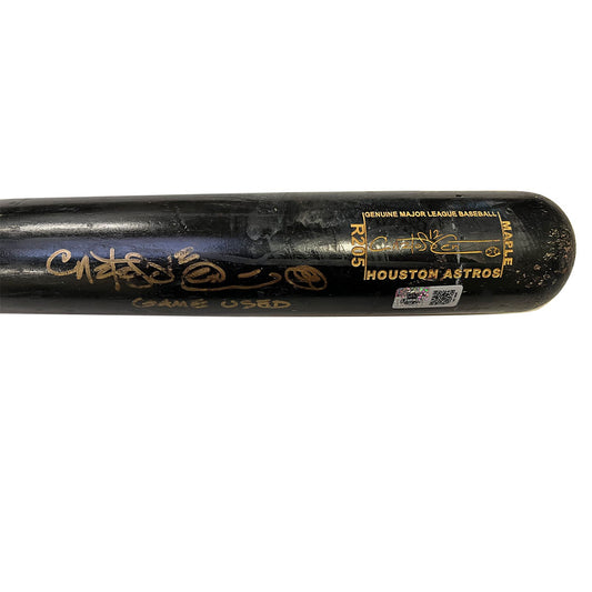 Carlos Pena Autographed Game Used Louisville Slugger Bat - Player's Closet Project