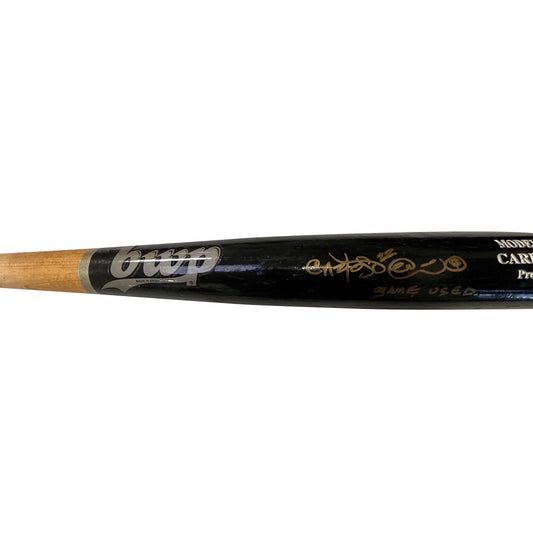 Carlos Pena Autographed BWP Game Used Bat - Player's Closet Project