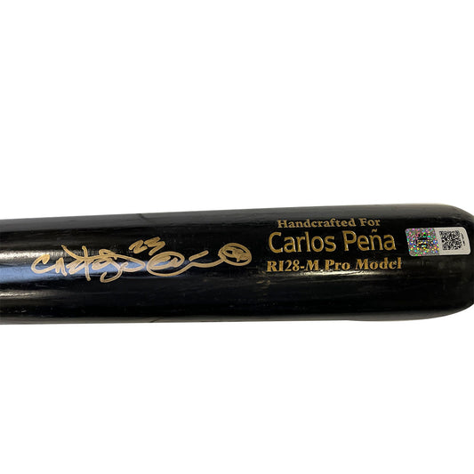 Carlos Pena Autographed Game Used Bat - Player's Closet Project