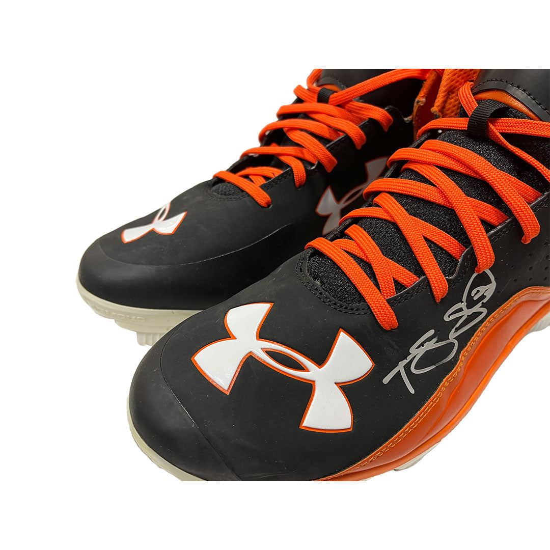 Travis Snider Autographed Game Used Cleats - Player's Closet Project