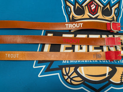 Mike Trout Autographed Belt - Trout Home Collection