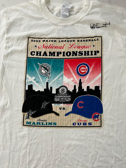 Kyle Farnsworth Autographed 2003 Major League Baseball National League Championship T-Shirt - Player's Closet Project