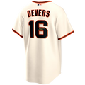 Rafael Devers Autographed Cream San Francisco Giants Replica Jersey