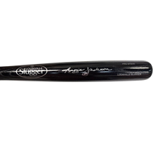 Reggie Jackson Autographed Black Louisville Slugger Bat