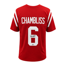 Trinidad Chambliss Autographed Red Custom Jersey