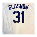 Tyler Glasnow Autographed "25 WS Champs" White Los Angeles Dodgers Authentic Jersey