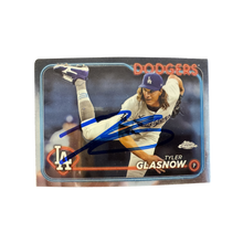 Tyler Glasnow Autographed Topps Chrome Trading Card