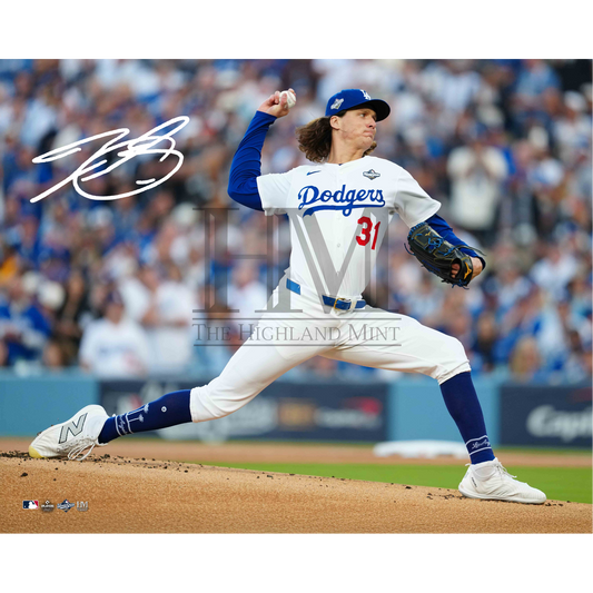 Tyler Glasnow Los Angeles Dodgers Autographed 16x20 Photo - (PRESALE)