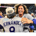 Kike Hernandez & Tyler Glasnow Dual Autographed "25 WS Champs" 16x20 Photo