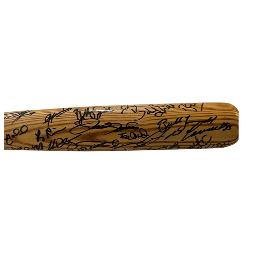 2000 Tampa Bay Devil Rays Team Autographed Bat - Player's Closet Project