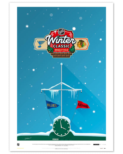 2025 NHL Winter Classic Minimalist Stadium Limited Edition Art Print