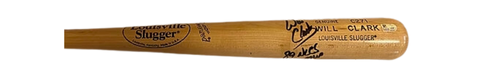 Will Clark Autographed Game Model Louisville Slugger Bat with "89 NLCS MVP" Inscription