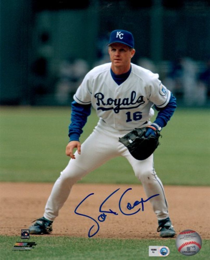 Scott Cooper Autographed Royals 8x10 Photo
