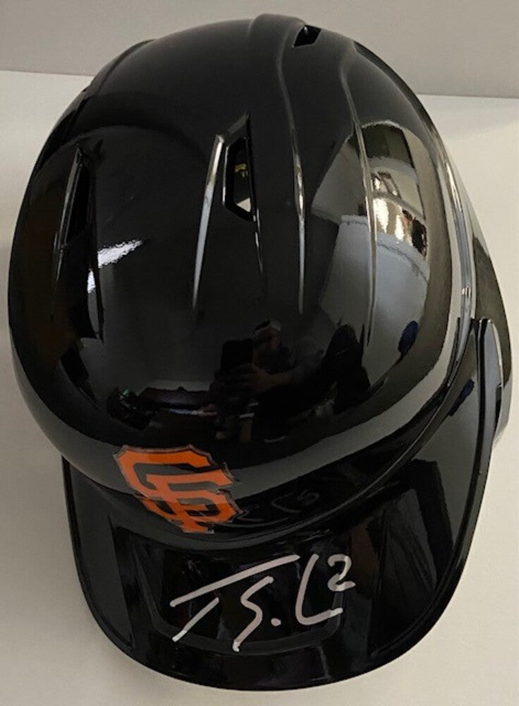 Jorge Soler Autographed Giants Helmet