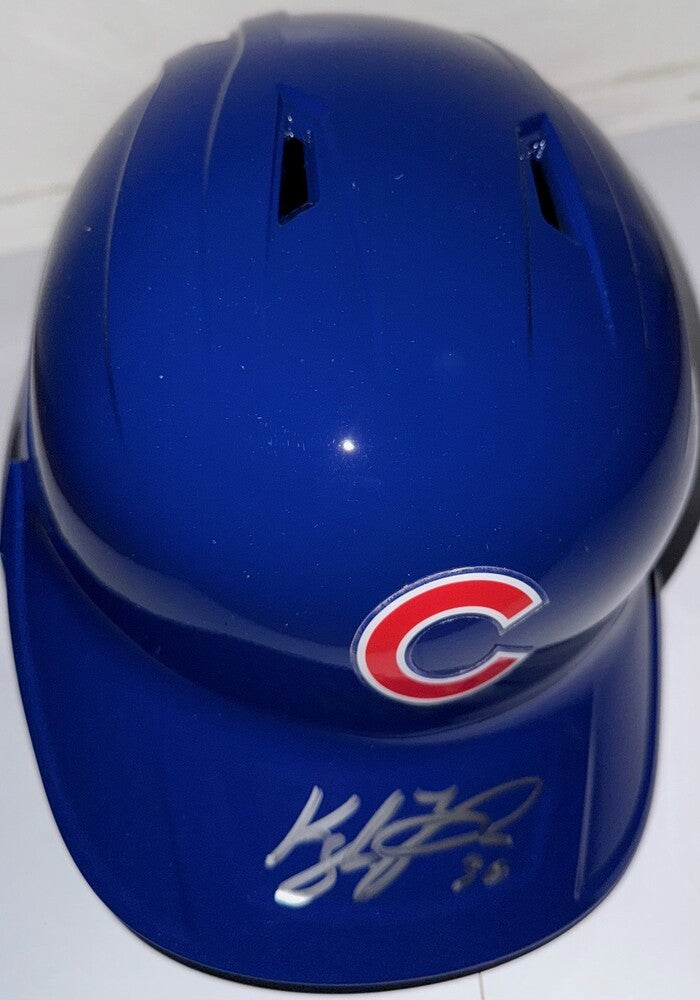 Kyle Tucker Autographed Cubs Helmet