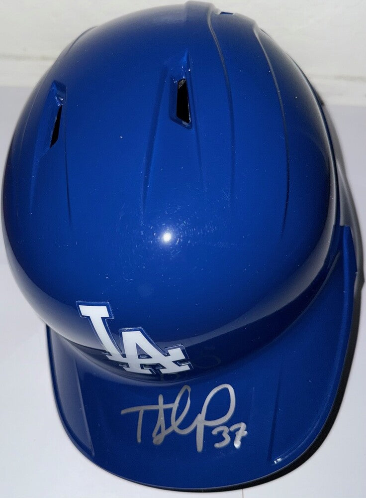 Teoscar Hernandez Autographed Dodgers Helmet