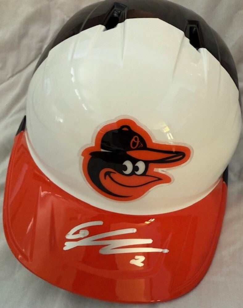 Gunnar Henderson Autographed Orioles Helmet