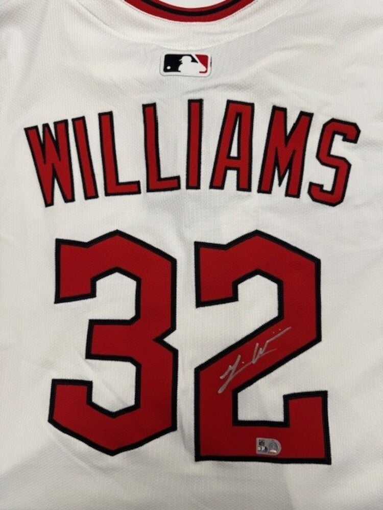 Gavin Williams Autographed Guardians Authentic Jersey