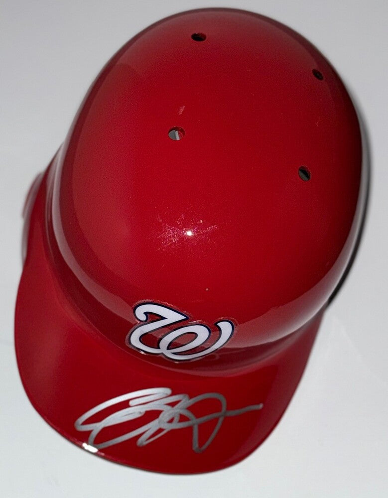 CJ Abrams Autographed Nationals Helmet