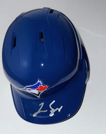 George Springer Autographed Blue Jays Helmet