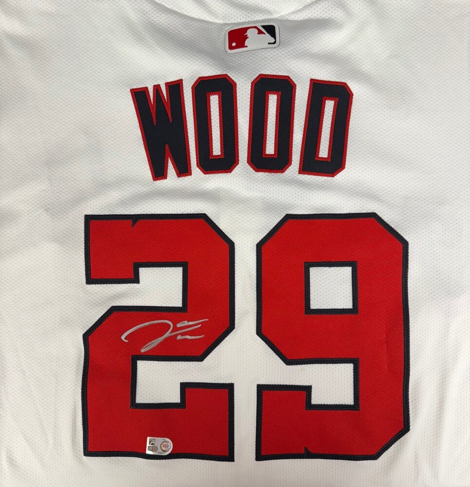 James Wood Autographed Nationals Authentic Jersey