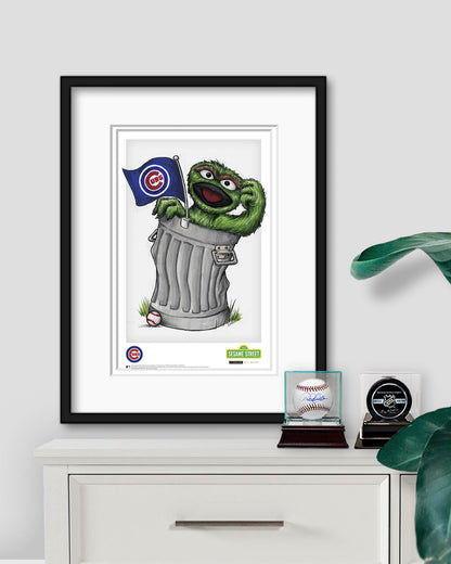 Oscar Rep Your Colours x MLB Cubs Art Print